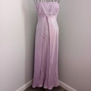 Y2K Lavender Sequined Floral Fairy Prom Dress